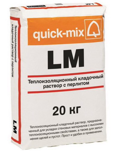 Теплоизоляционный раствор Quick-mix LM